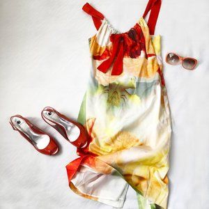 Solar sleeveless dress